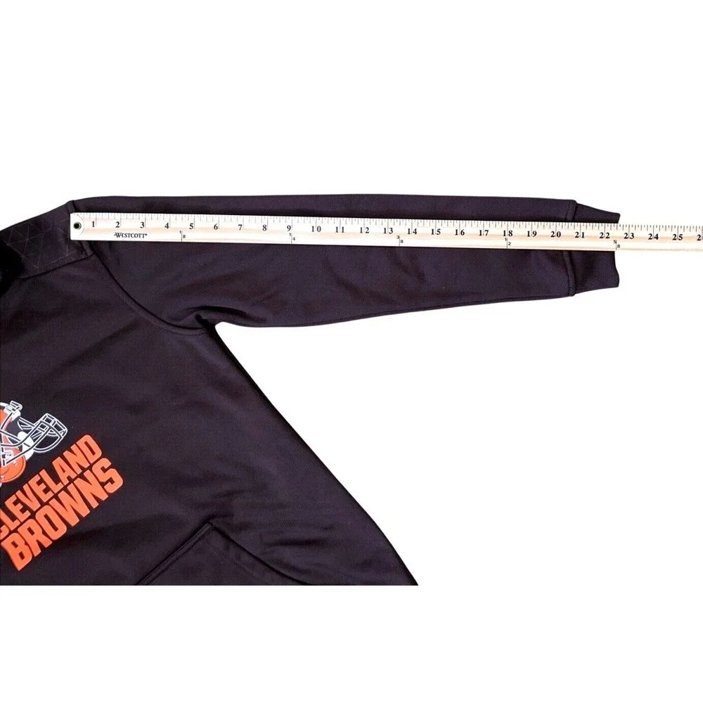NFL Team Apparel Youth‎ Hoodie Large Cleveland Browns Sweatshirt Pullover